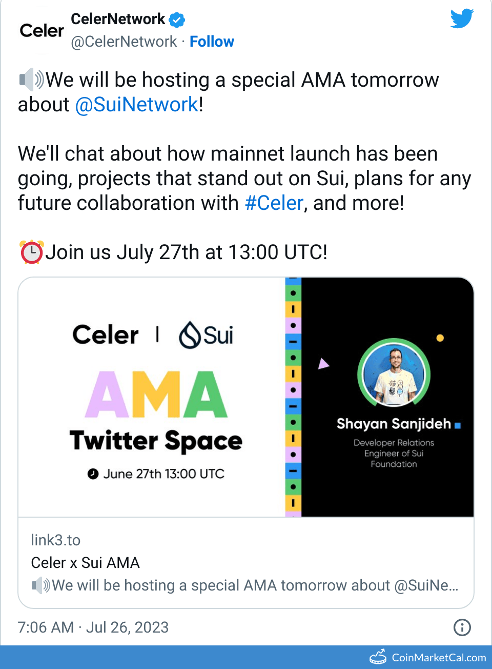 Sui SUI Token Unlocks, Vesting Schedule & Tokenomics | DropsTab