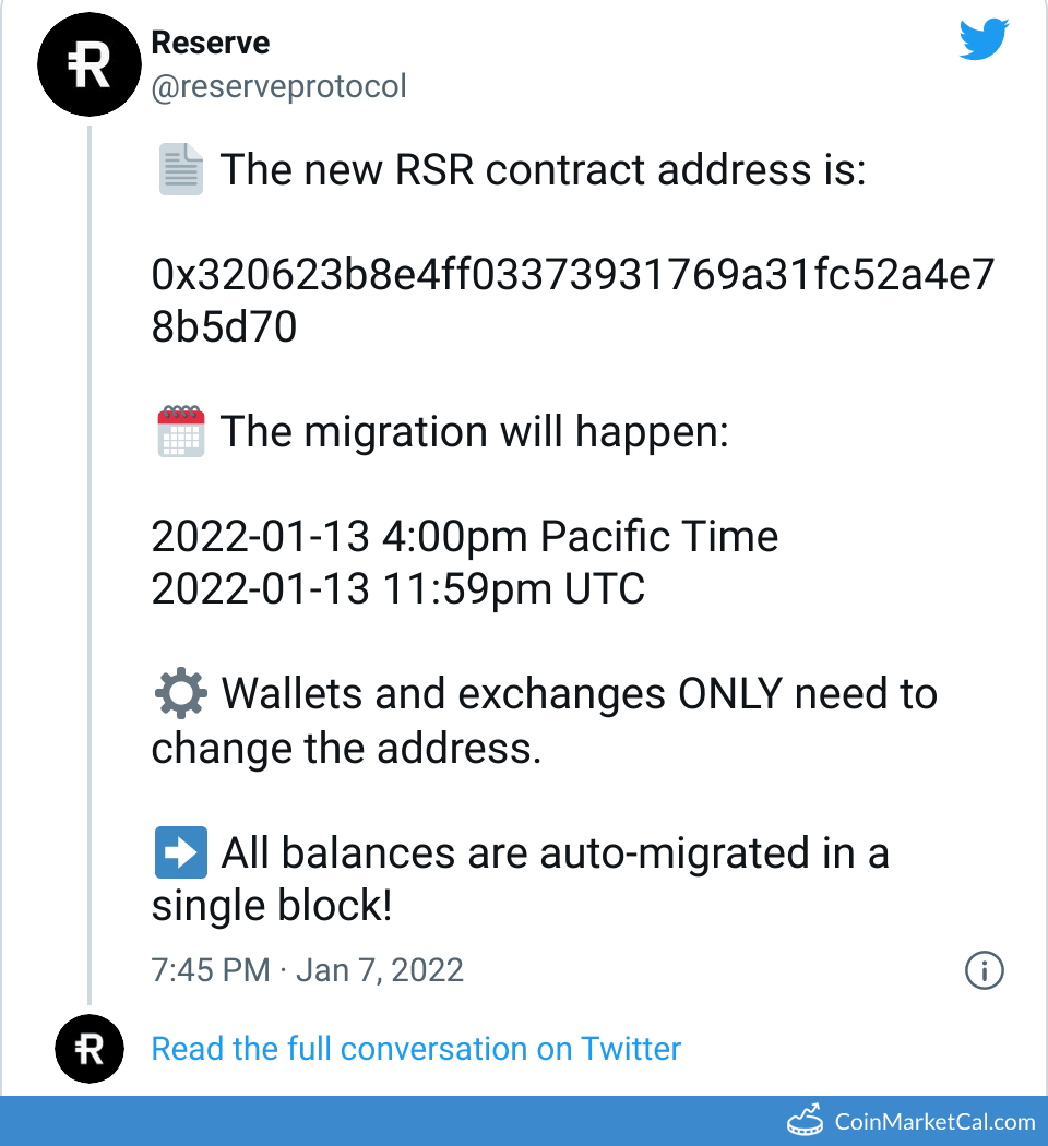 RSR Reserve Rights Price Today, Live Coin Chart & USD/USDT Rates | DropsTab