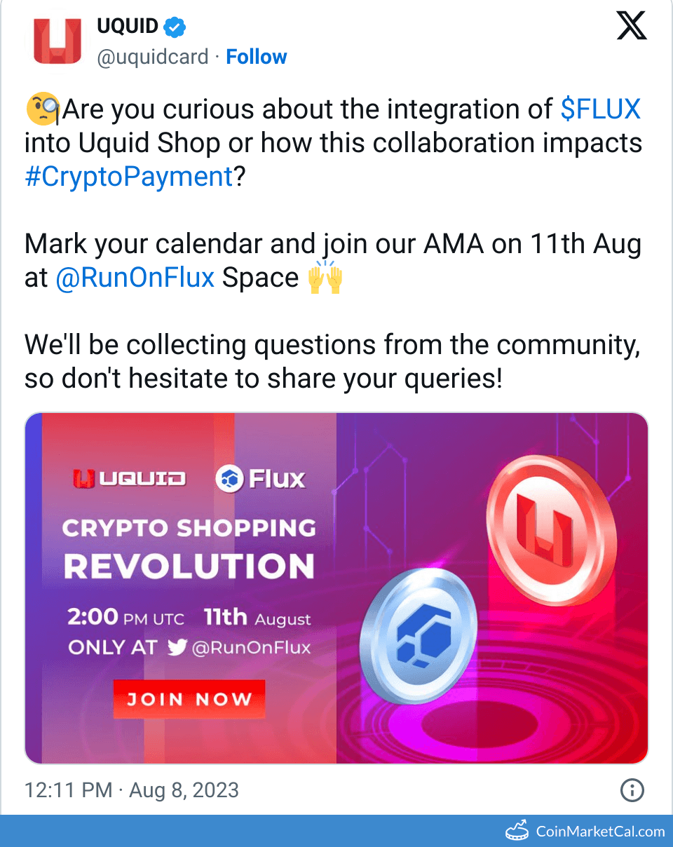 FLUX Flux Price Today, Live Coin Chart & USD/USDT Rates | DropsTab