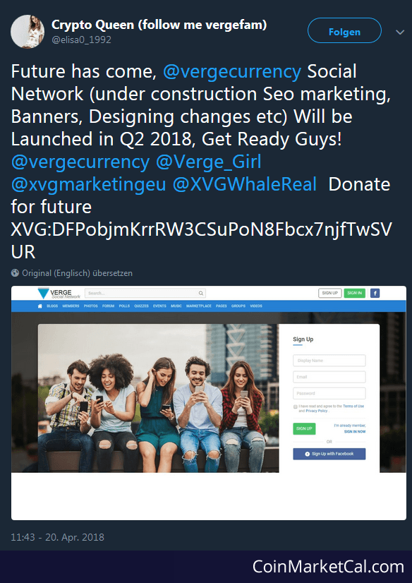 Verge Xvg Events News - proof