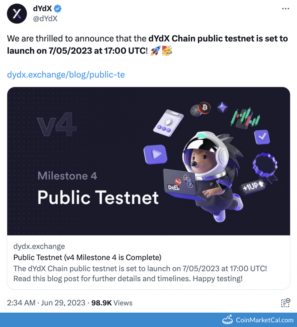 DYDX dYdX Price Today, Live Coin Chart & USD/USDT Rates | DropsTab