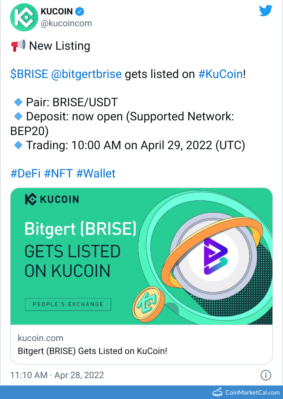 BRISE Bitgert Price Today, Live Coin Chart & USD/USDT Rates | DropsTab