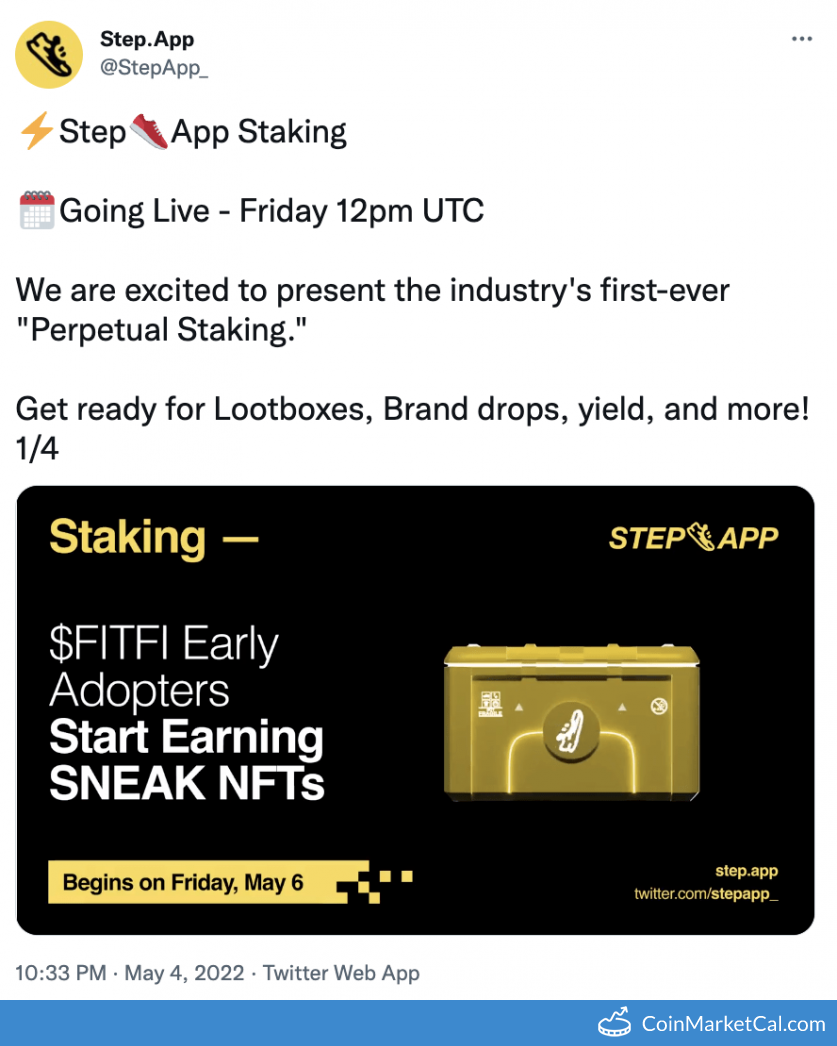 FITFI Step App Price Today, Live Coin Chart & USD/USDT Rates | DropsTab