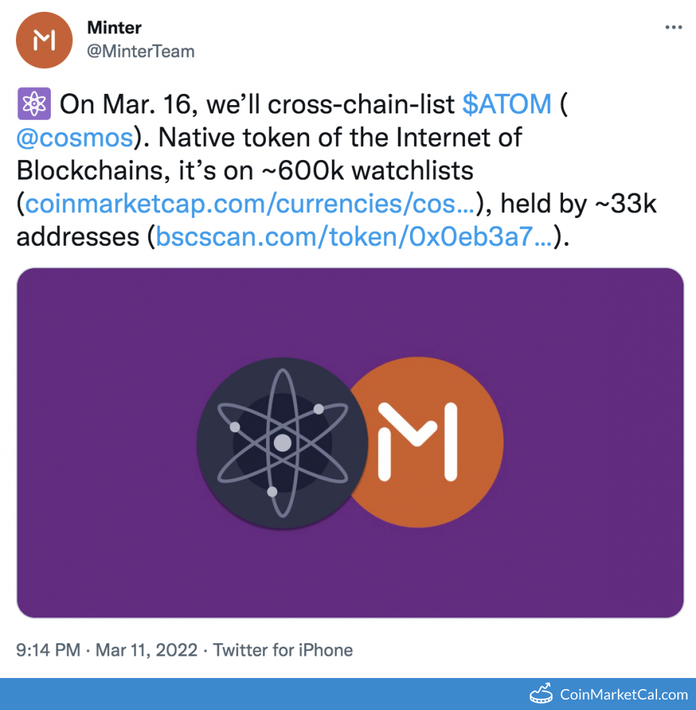 ATOM Cosmos Hub Price Today, Live Coin Chart & USD/USDT Rates | DropsTab