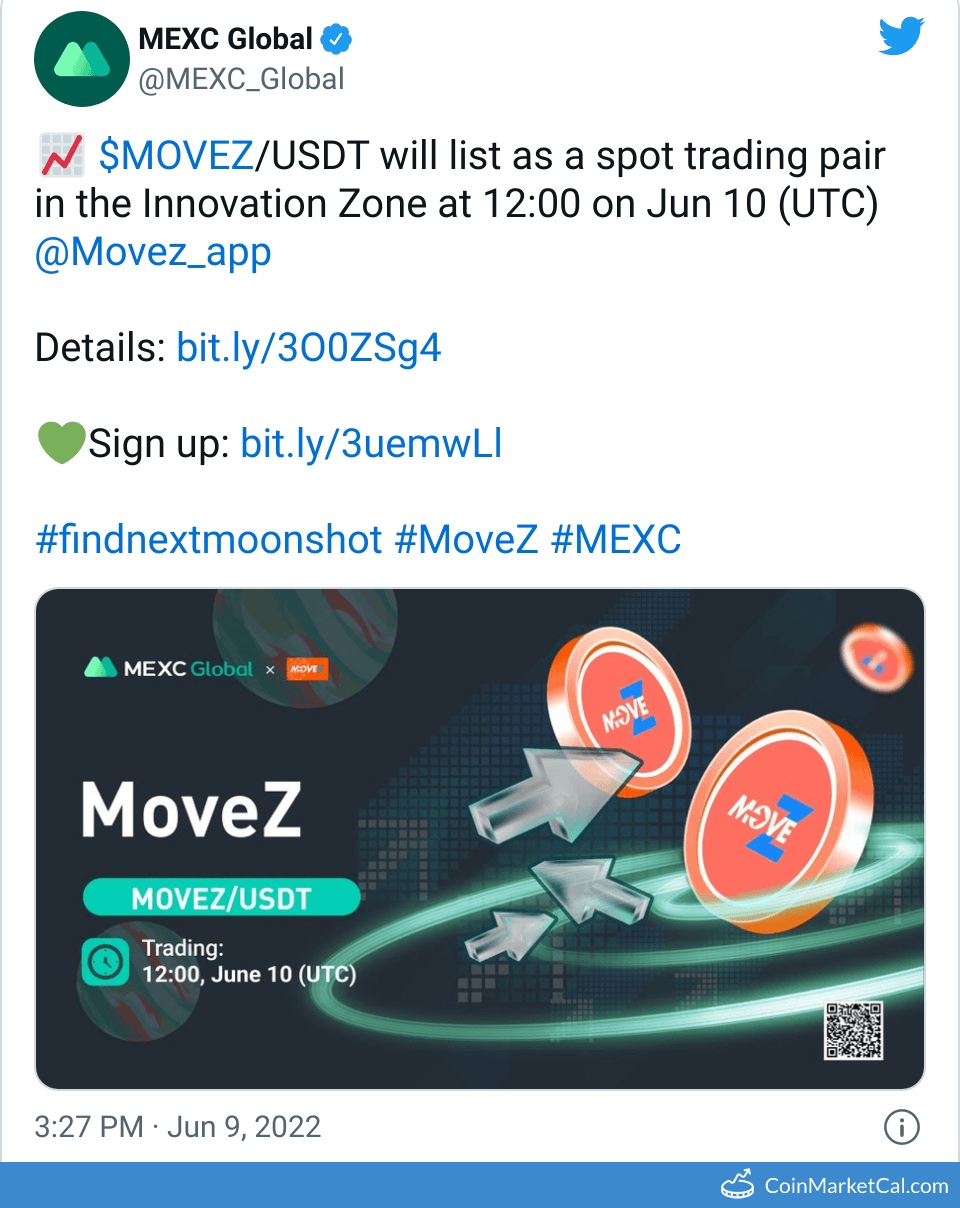 MoveZ MEXC Global Listing