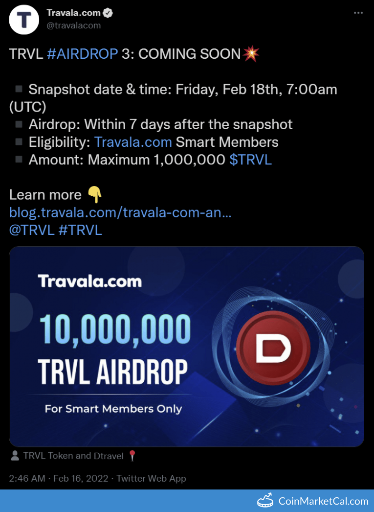AVA AVA (Travala) Price Today, Live Coin Chart & USD/USDT Rates | DropsTab