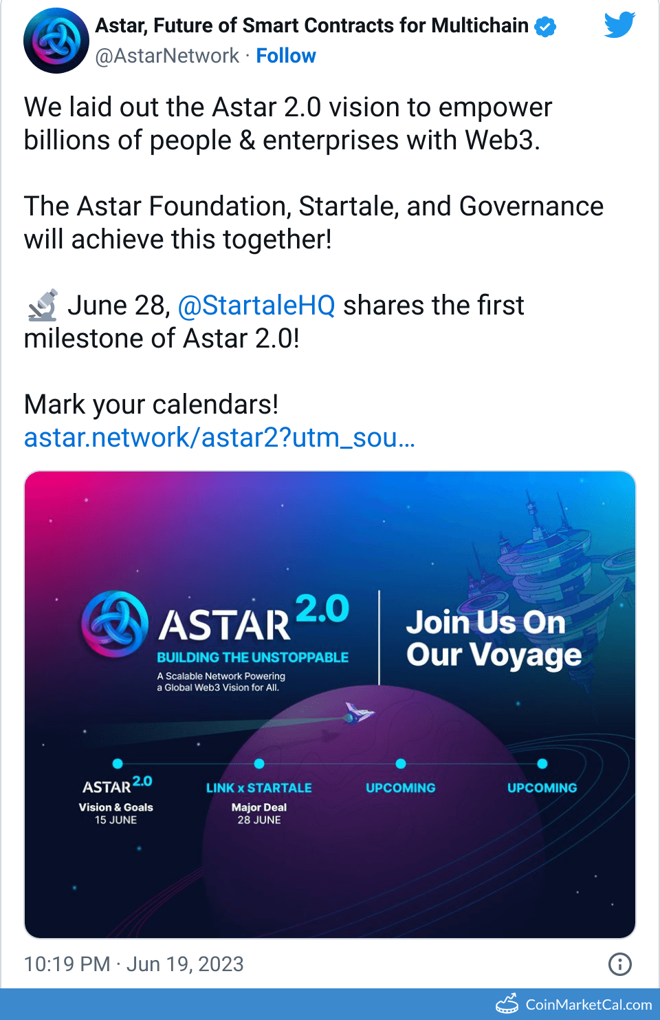 ASTR Astar Price Today, Live Coin Chart & USD/USDT Rates | DropsTab