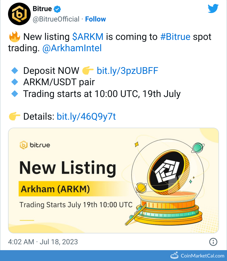 ARKM Arkham Цена сегодня, живой график и курсы USD/USDT | DropsTab