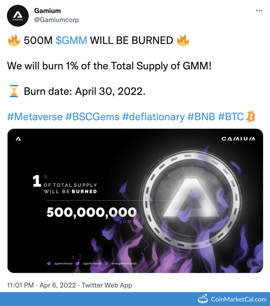 Token burning