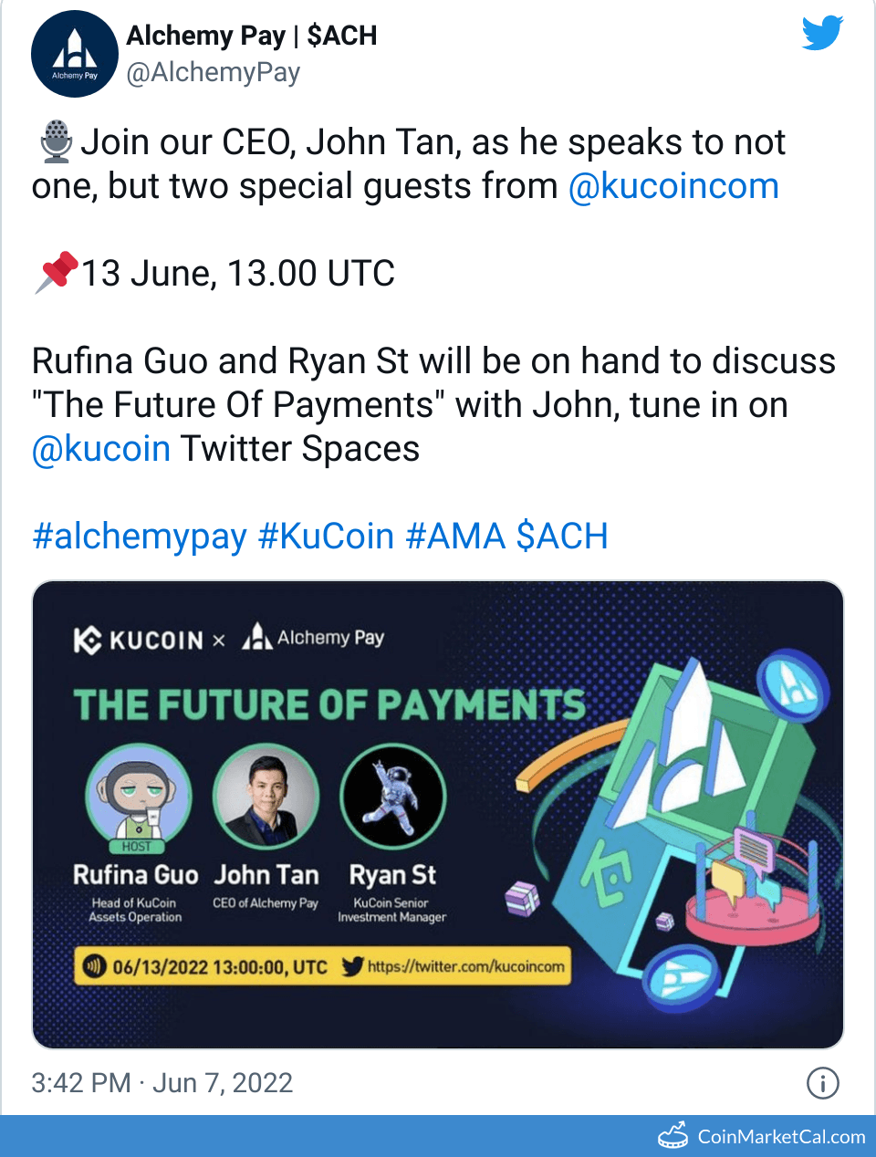 ACH Alchemy Pay Price Today, Live Coin Chart & USD/USDT Rates | DropsTab