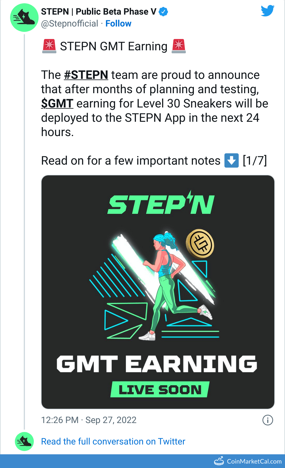 GMT GMT Price Today, Live Coin Chart & USD/USDT Rates | DropsTab