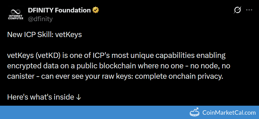VetKeys ICP Skill announcement