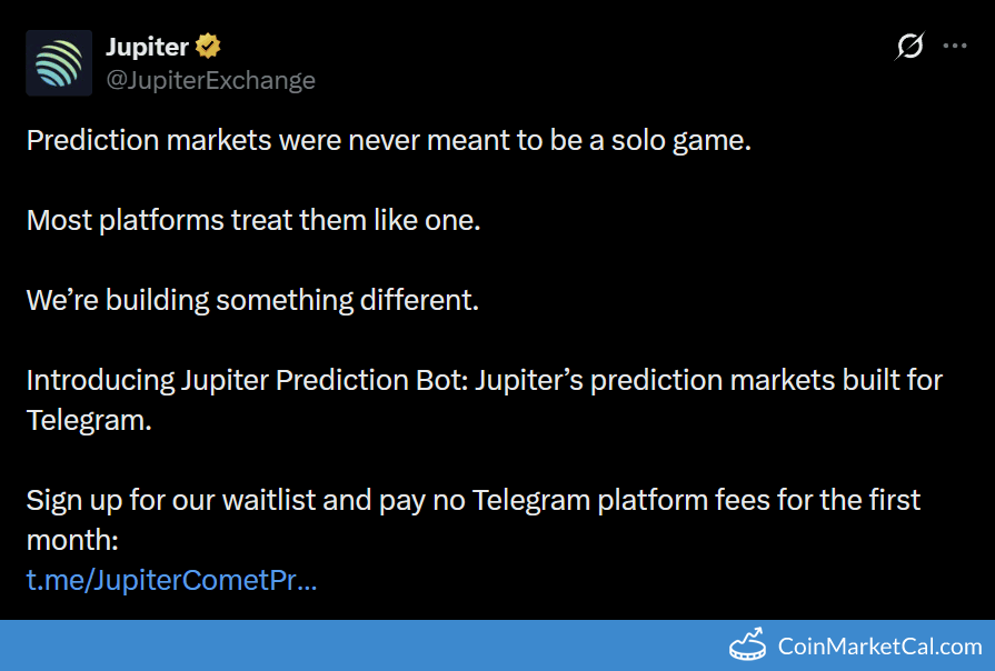 Polymarket & Jupiter announcement