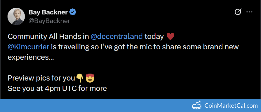 Community All Hands announcement