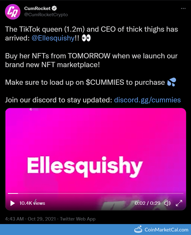 CumRocket (CUMMIES) - Ellesquishy NFTs