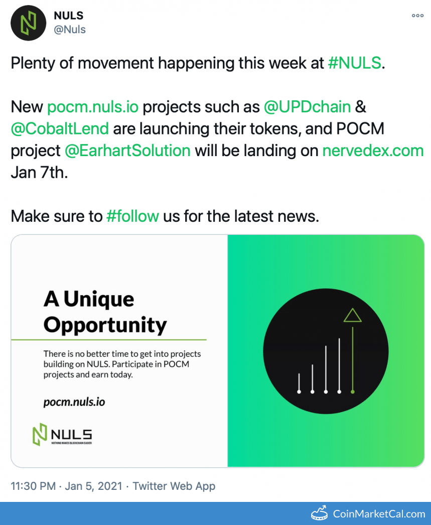 CoinMarketCal - Cryptoasset Calendar