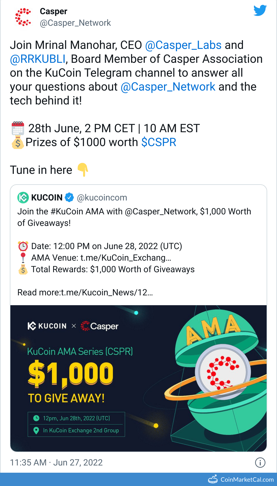 CSPR Casper Network Price Today, Live Coin Chart & USD/USDT Rates | DropsTab
