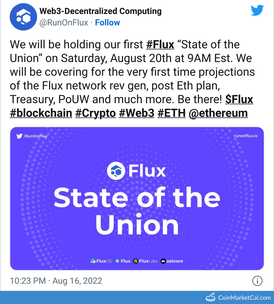 FLUX Flux Price Today, Live Coin Chart & USD/USDT Rates | DropsTab