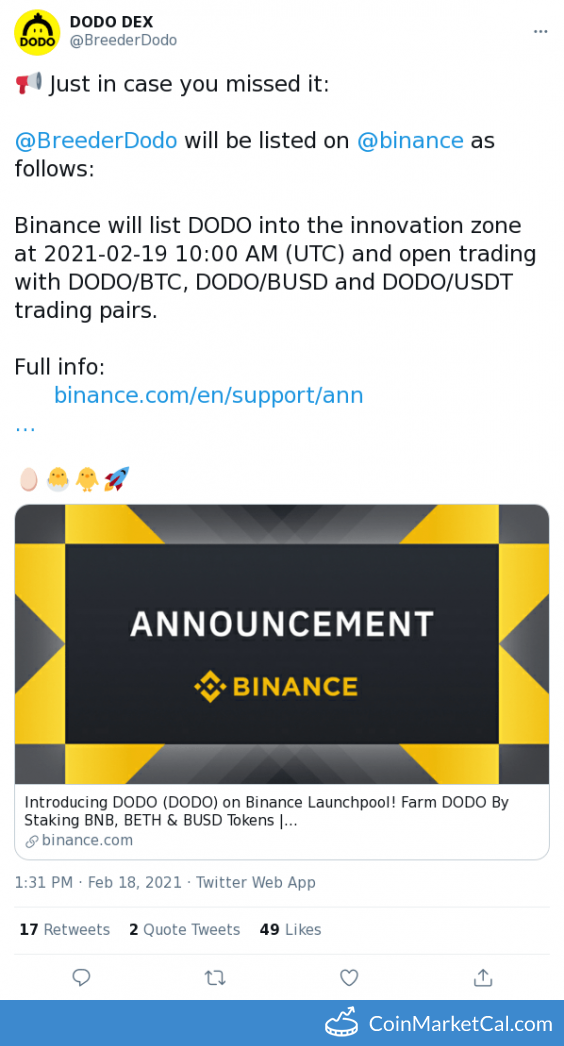 Dodo btc