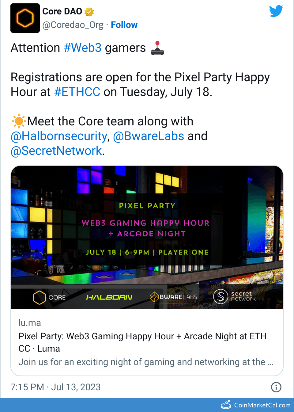 CORE Core Price Today, Live Coin Chart & USD/USDT Rates | DropsTab