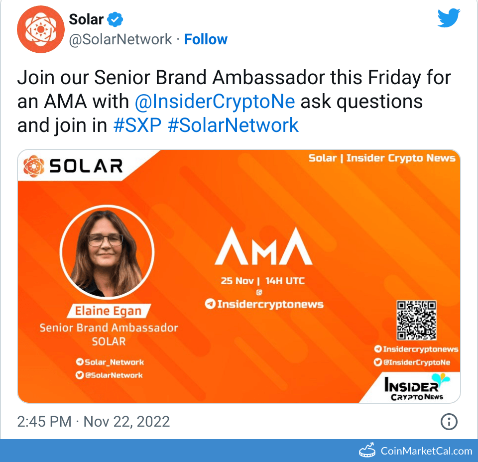 Solar SXP AMA Solar SXP AMA