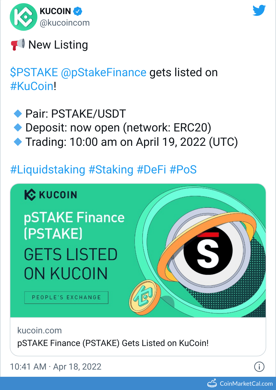 PSTAKE pSTAKE Price Today, Live Coin Chart & USD/USDT Rates | DropsTab