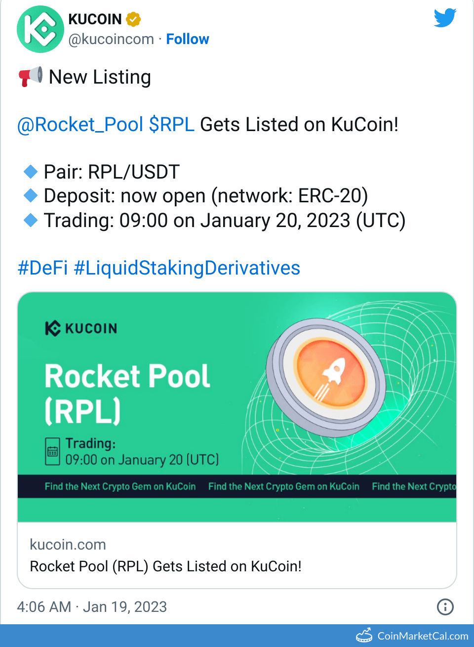 RPL Rocket Pool Price Today, Live Coin Chart & USD/USDT Rates | DropsTab