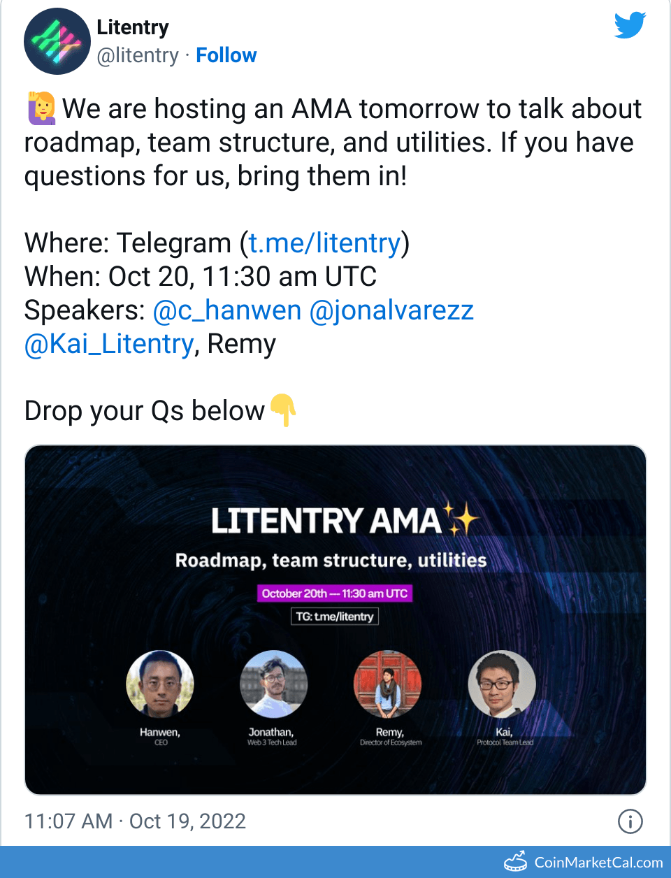 LIT Litentry Price Today, Live Coin Chart & USD/USDT Rates | DropsTab