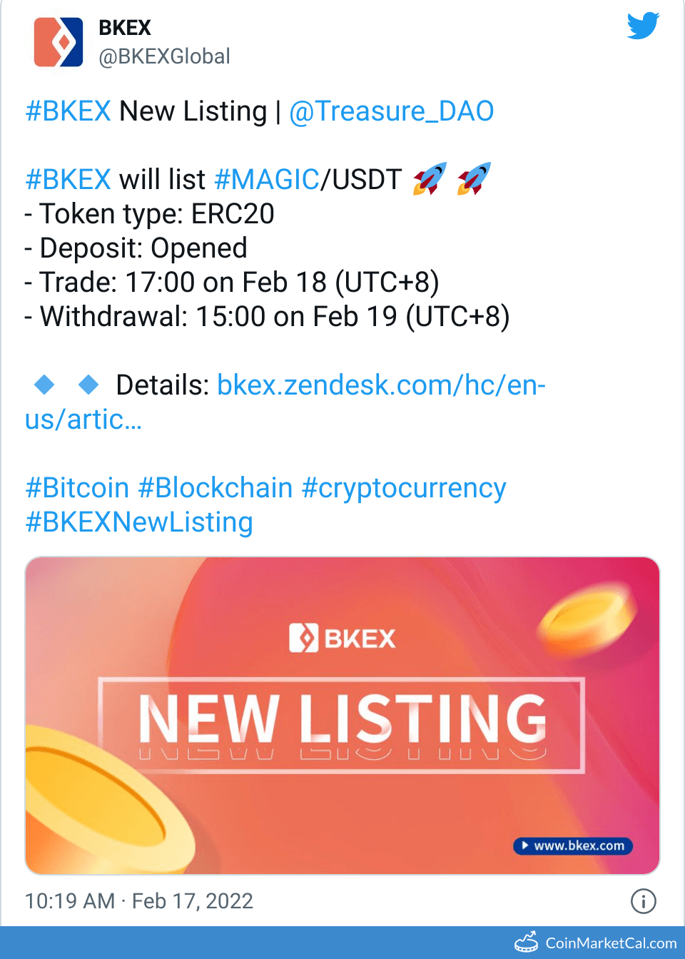 MAGIC Treasure Price Today, Live Coin Chart & USD/USDT Rates | DropsTab