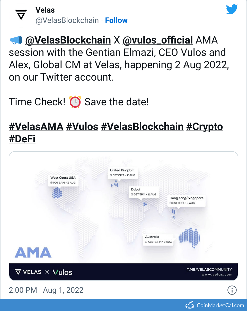 VLX Velas Price Today, Live Coin Chart & USD/USDT Rates | DropsTab