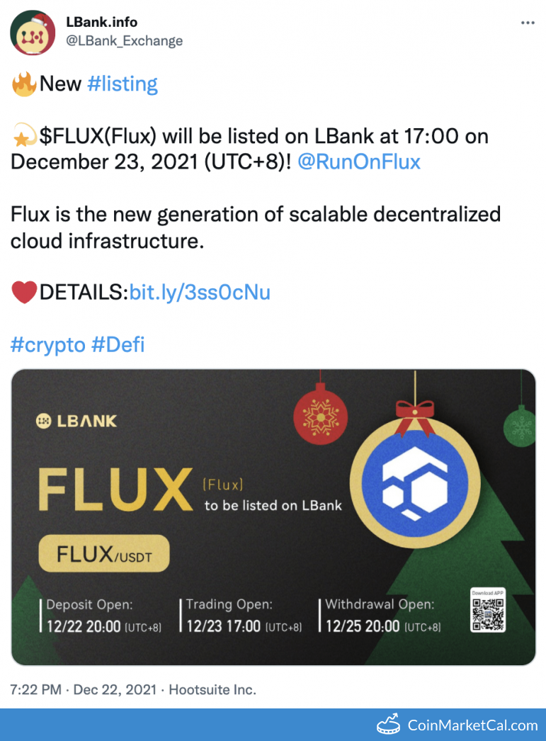FLUX Flux Price Today, Live Coin Chart & USD/USDT Rates | DropsTab