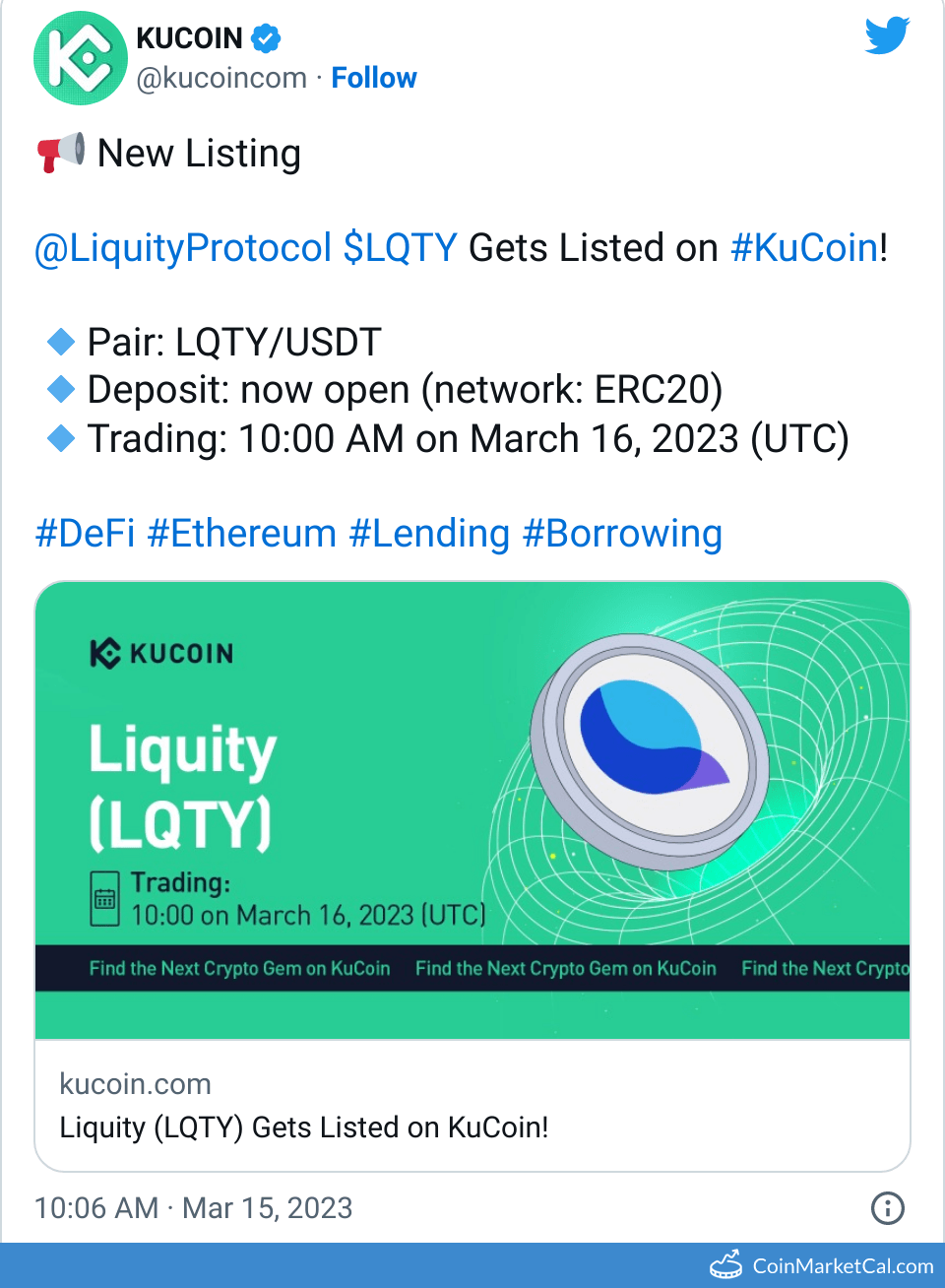 LQTY Liquity Price Today, Live Coin Chart & USD/USDT Rates | DropsTab