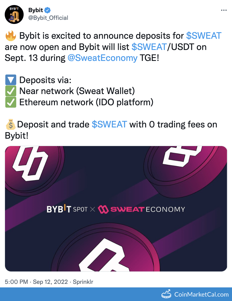 SWEAT SWEAT Price Today, Live Coin Chart & USD/USDT Rates | DropsTab