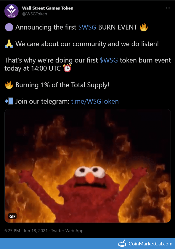 Token burning. Token burning