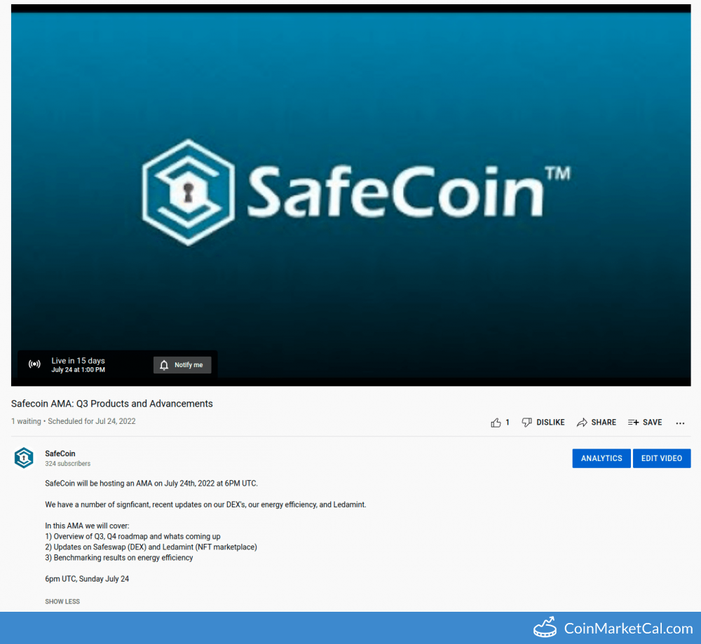 Safe events. Safezone youtube.