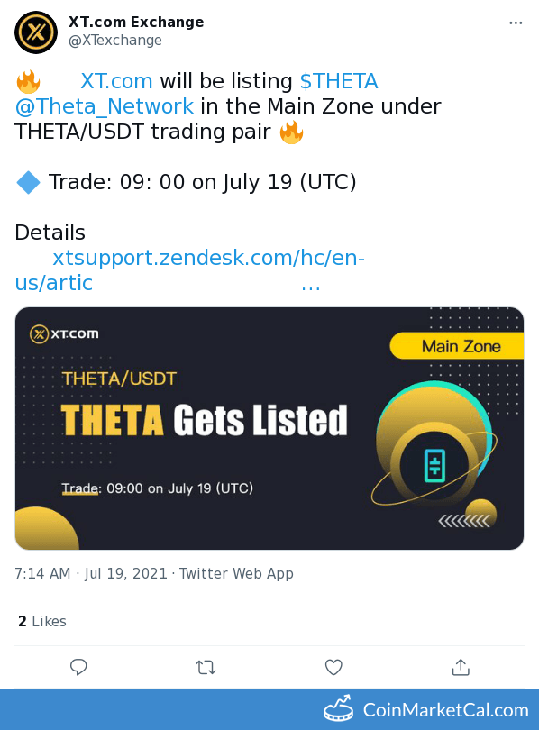 Когда была запущена основная сеть theta. Когда была запущена основная сеть theta