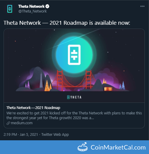 Когда была запущена основная сеть theta. Когда была запущена основная сеть theta