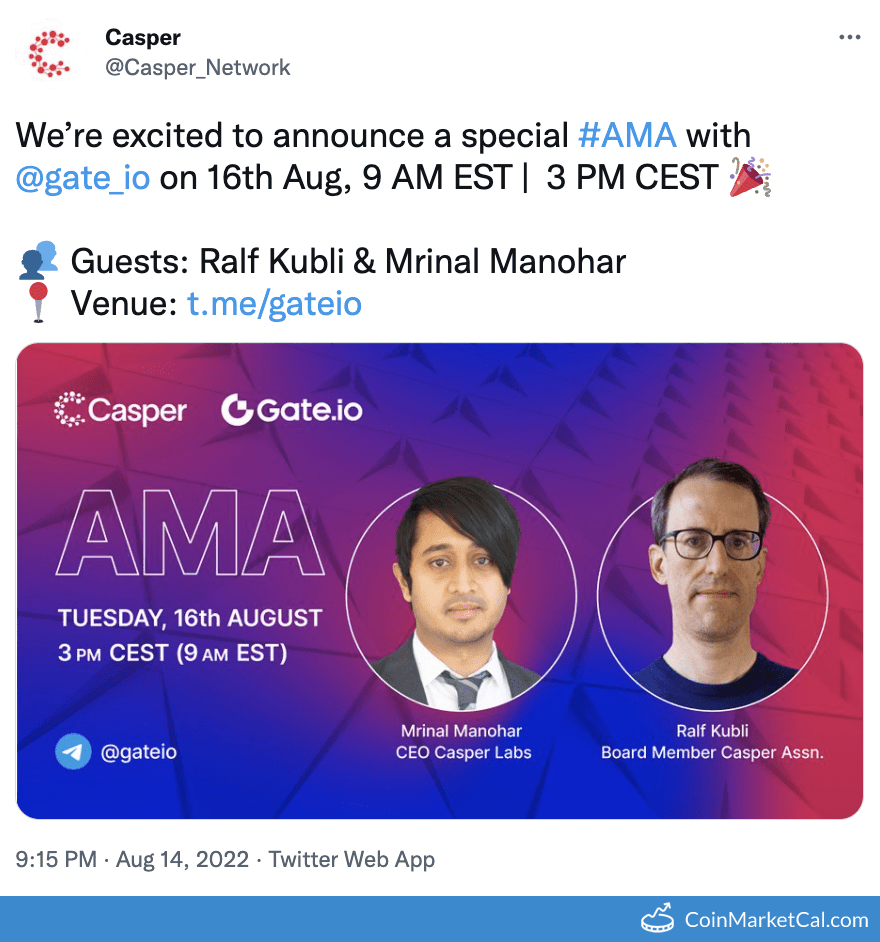 CSPR Casper Network Price Today, Live Coin Chart & USD/USDT Rates | DropsTab