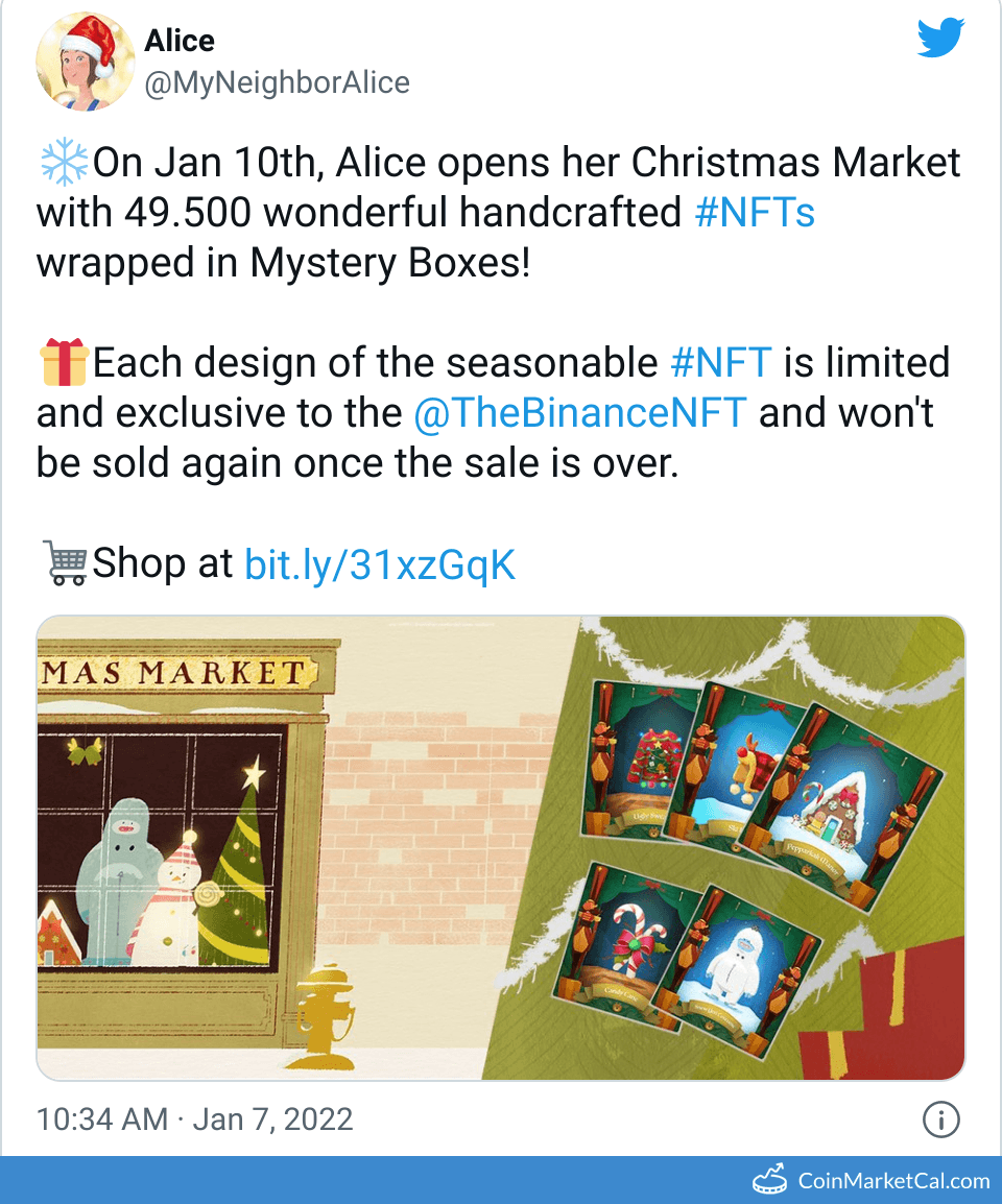 ALICE My Neighbor Alice Price Today, Live Coin Chart & USD/USDT Rates |  DropsTab